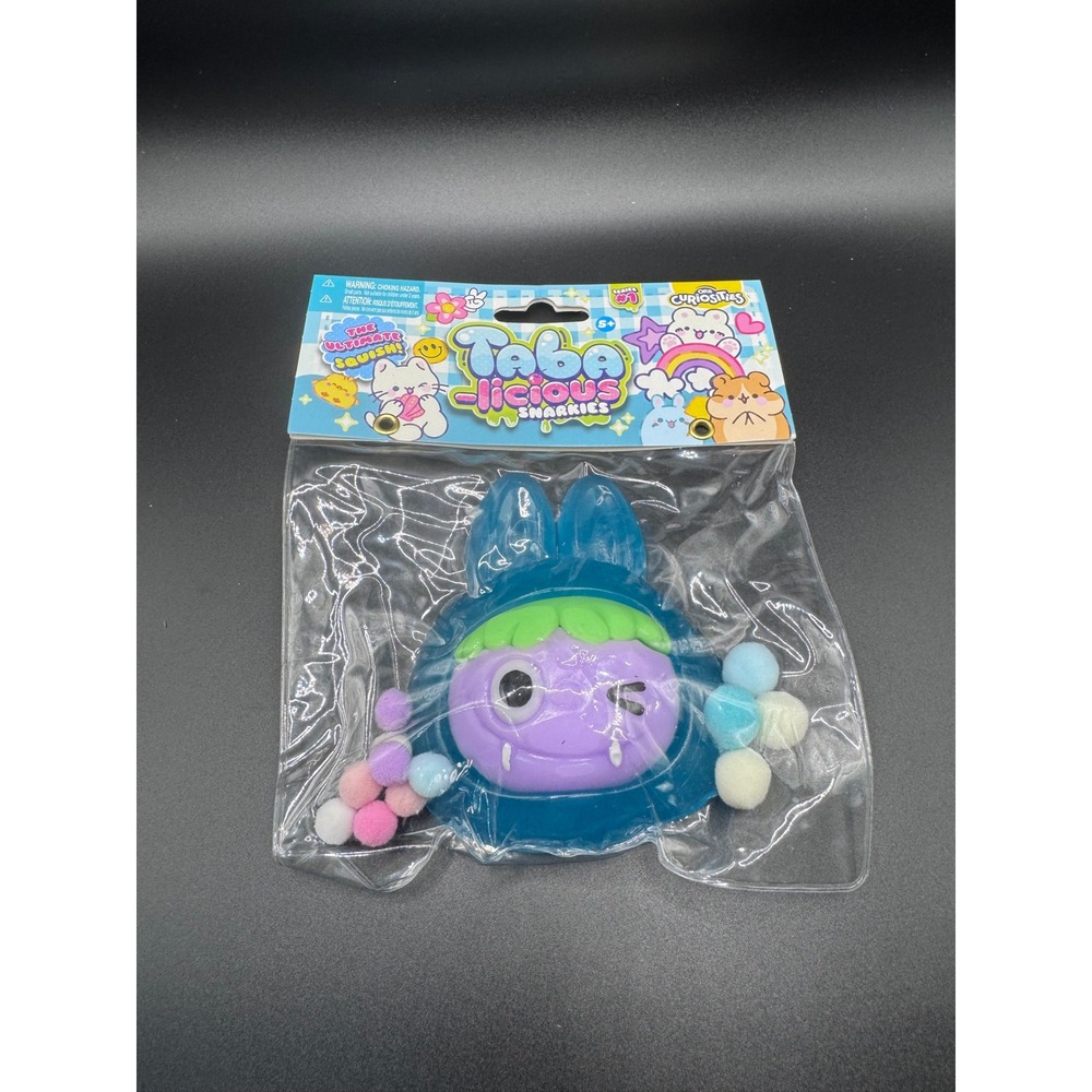 Orb Curiosities Taba-licious Snarkies Series 1 Squishy Blue Bunny Purple Monster